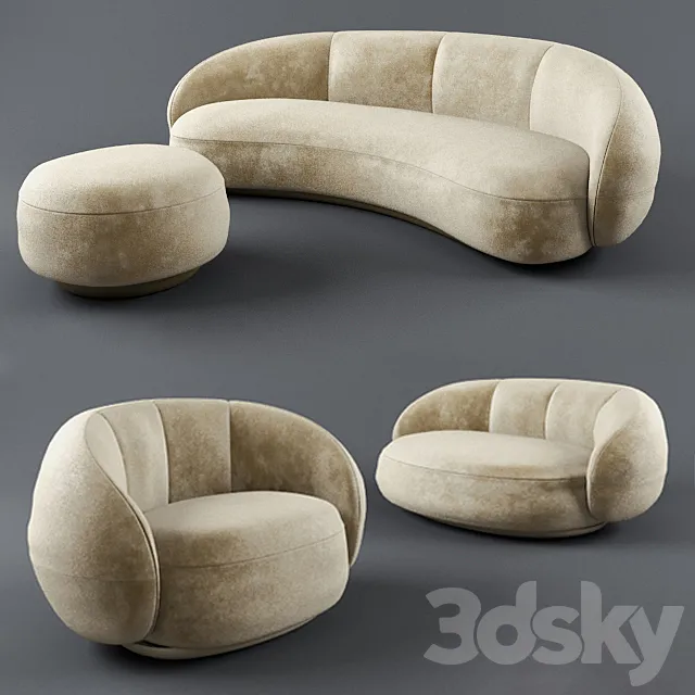 Collection of furniture Julep Tacchini 3DModel Collection of furniture Julep Tacchini 3DModel