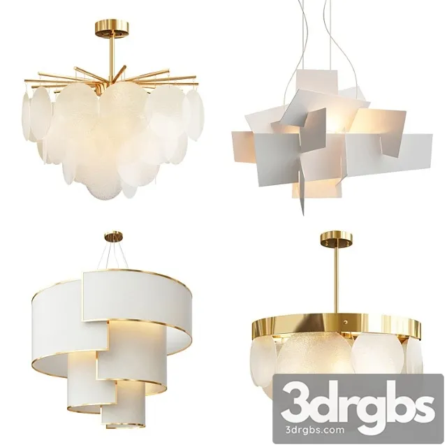 Collection of impression chandeliers 3D Model Download Collection of impression chandeliers 3D Model Download