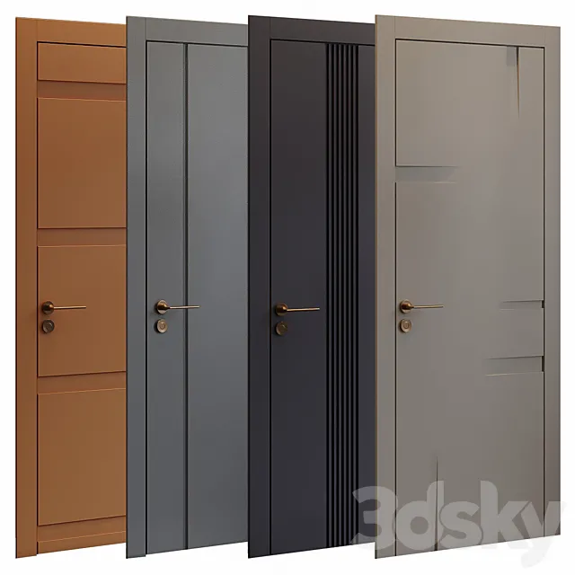 Collection of interior doors “Mirax 3D Model