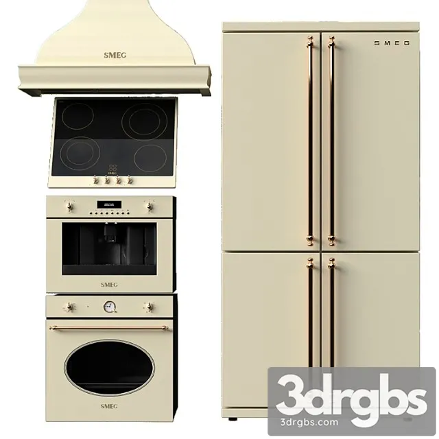 Collection of Kitchen Appliances SMG Tsoloniale 3D Model Download