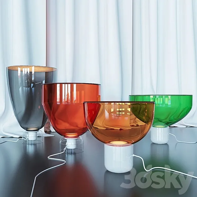 Collection of lamps Lightline (Brokis) 3DModel Collection of lamps Lightline (Brokis) 3DModel