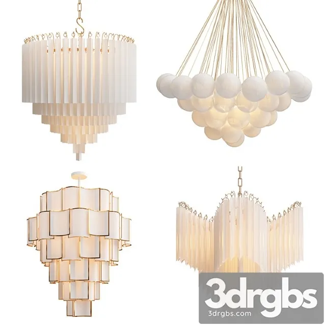 Collection of modern chandelier 3D Model Download Collection of modern chandelier 3D Model Download