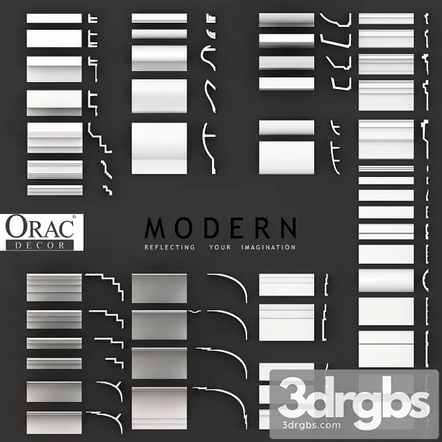 Collection Of Moldings 3D Model Download Collection Of Moldings 3D Model Download
