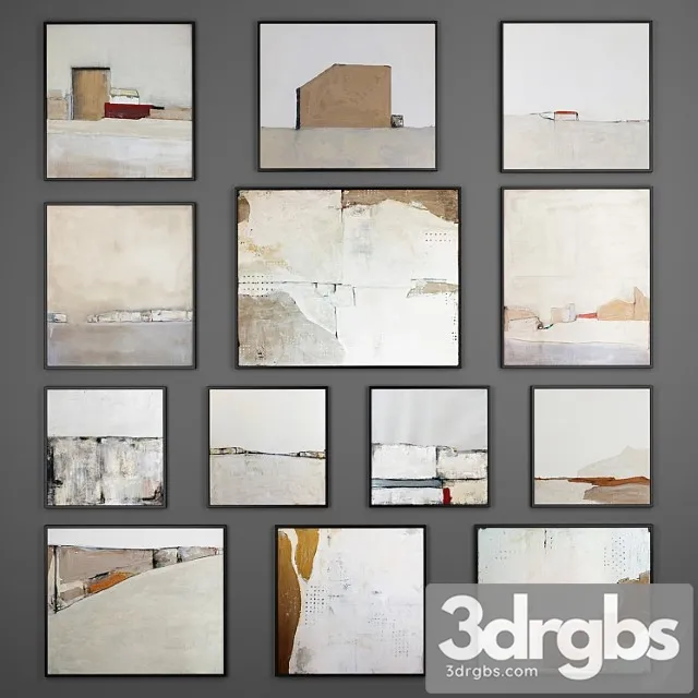 Collection Of Paintings 11 3D Model Download Collection Of Paintings 11 3D Model Download