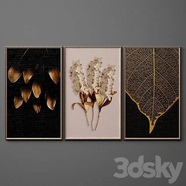 Collection of paintings-118 3DModel Collection of paintings-118 3DModel