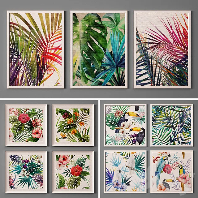 Collection of paintings-28 3DModel Collection of paintings-28 3DModel