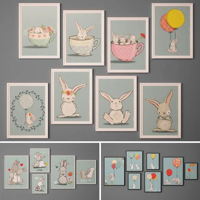 Collection of paintings-33 3D Model Collection of paintings-33 3D Model