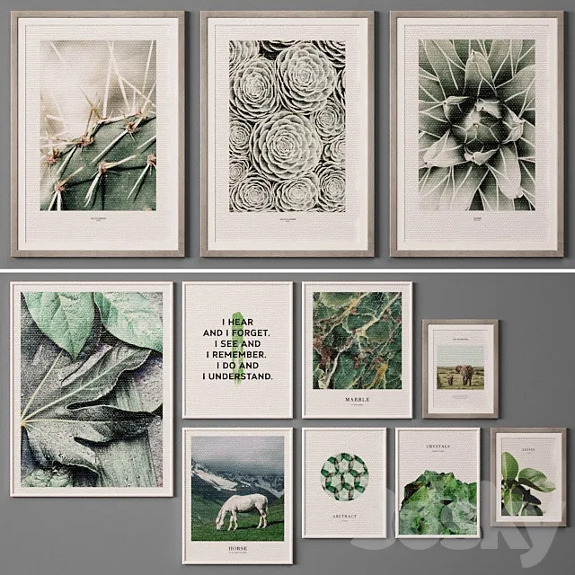 Collection of paintings-92 3DModel Collection of paintings-92 3DModel