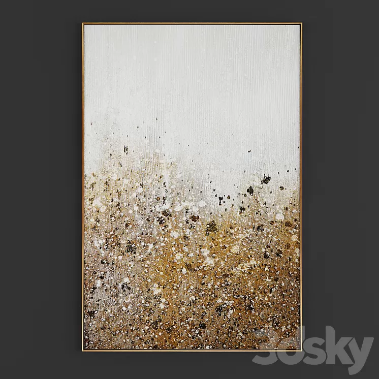 Collection of paintings N101 3D Model