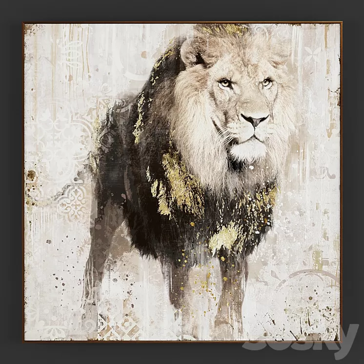 Collection of paintings N109 3D Model