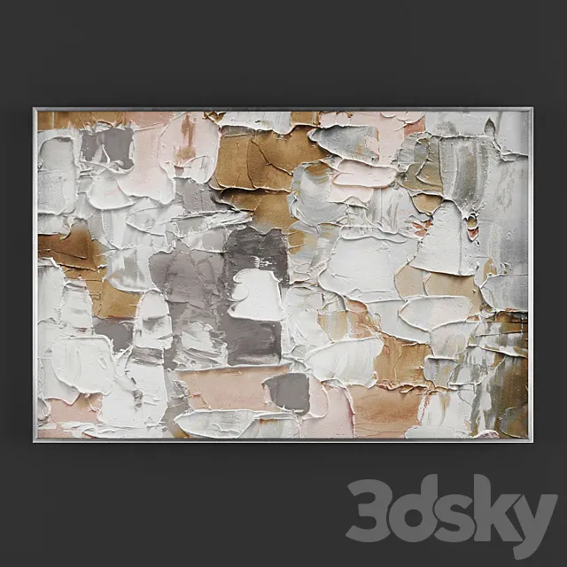 Collection of paintings N178 3D Model
