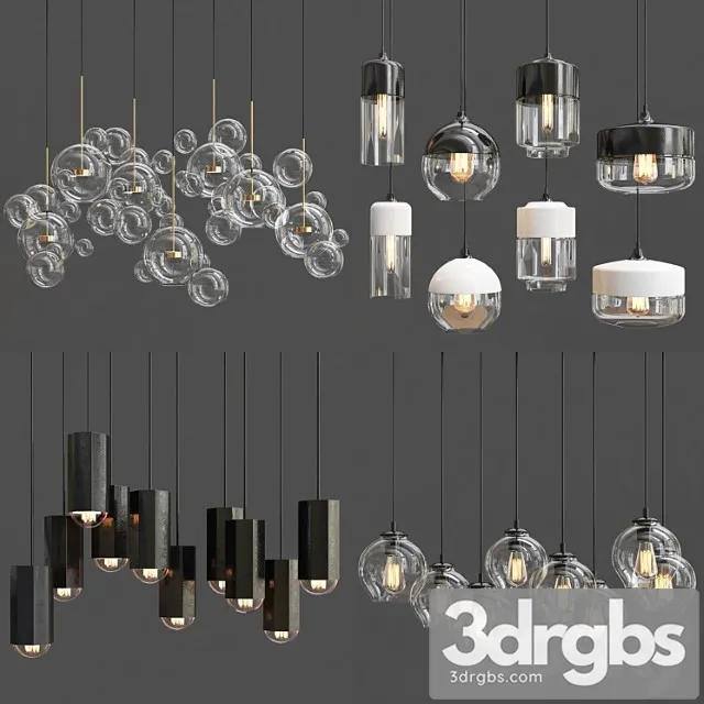 Collection of pendant lights_1 Collection of pendant lights_1