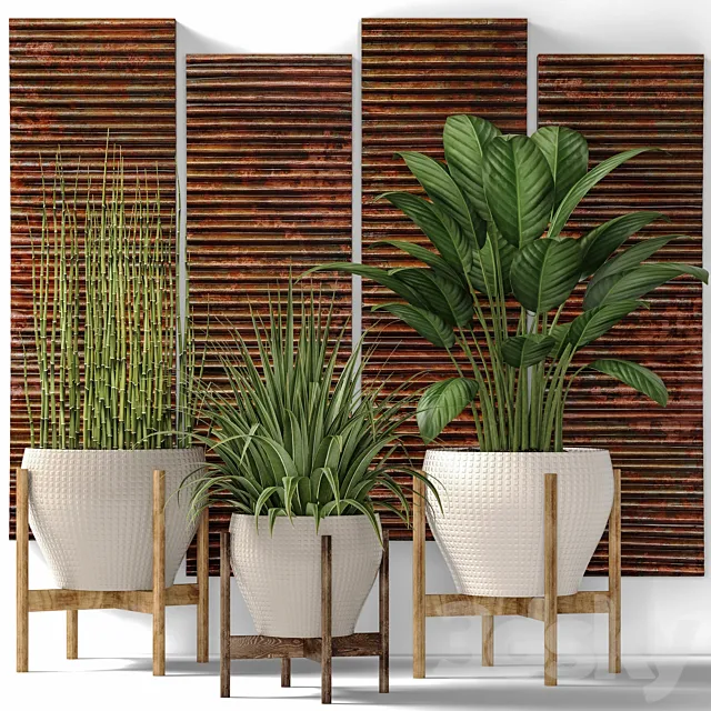Collection of plants in pots 6. Flower pot bush flowerpot interior indoor alocasia copper decor panels wall decor Uttermost paintings abstraction luxury 3D Model Collection of plants in pots 6. Flower pot bush flowerpot interior indoor alocasia copper decor panels wall decor Uttermost paintings abstraction luxury 3D Model