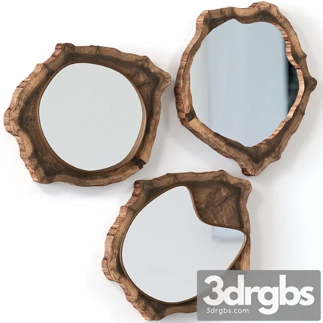 Collection of slab mirrors. 3D Model Download Collection of slab mirrors. 3D Model Download