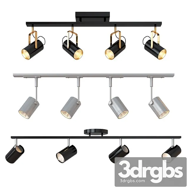 Collection of Track Lights 2 3D Model Download