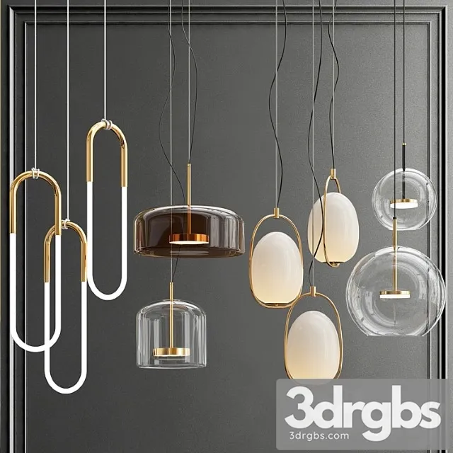 Collection ofminimalist pendants 2 3D Model Download Collection ofminimalist pendants 2 3D Model Download