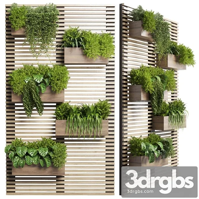 Collection outdoor indoor plant stand wall wood vase 02 Collection outdoor indoor plant stand wall wood vase 02