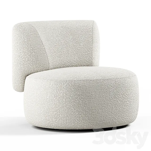 Collection Particulière – LEK Armchair by Christophe Delcourt 3D Model Collection Particulière – LEK Armchair by Christophe Delcourt 3D Model