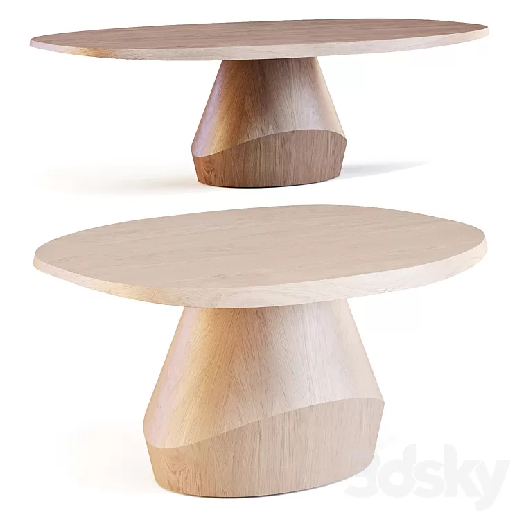Collection Particulière: YAB – Dining Tables 3D Model Free Download