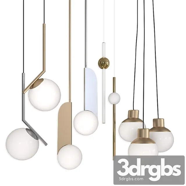 Collection pendants set 15 lampatron neo – b Lux c ball – mass light 3D Model Download Collection pendants set 15 lampatron neo – b Lux c ball – mass light 3D Model Download