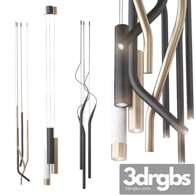 Collection pendants set favorite luceplan libra 3D Model Download Collection pendants set favorite luceplan libra 3D Model Download