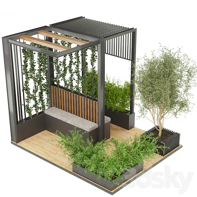 Collection plant vol 208 3D Model