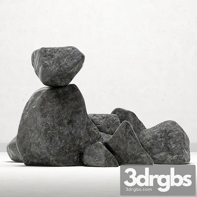Collection Rock Stone Kollektsiia Skalnykh Kamnei 3D Model Download