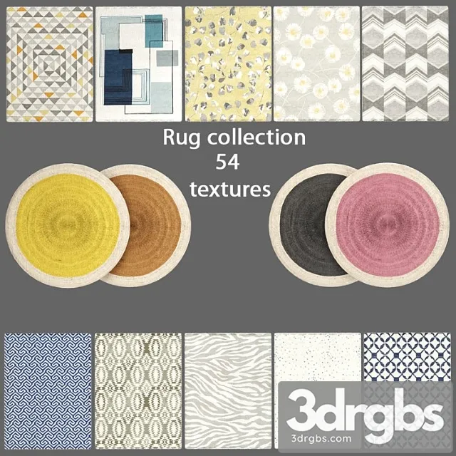 Collection Rugs 3D Model Download