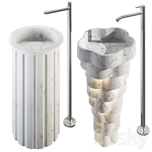 Collection washbasin01 3D Model