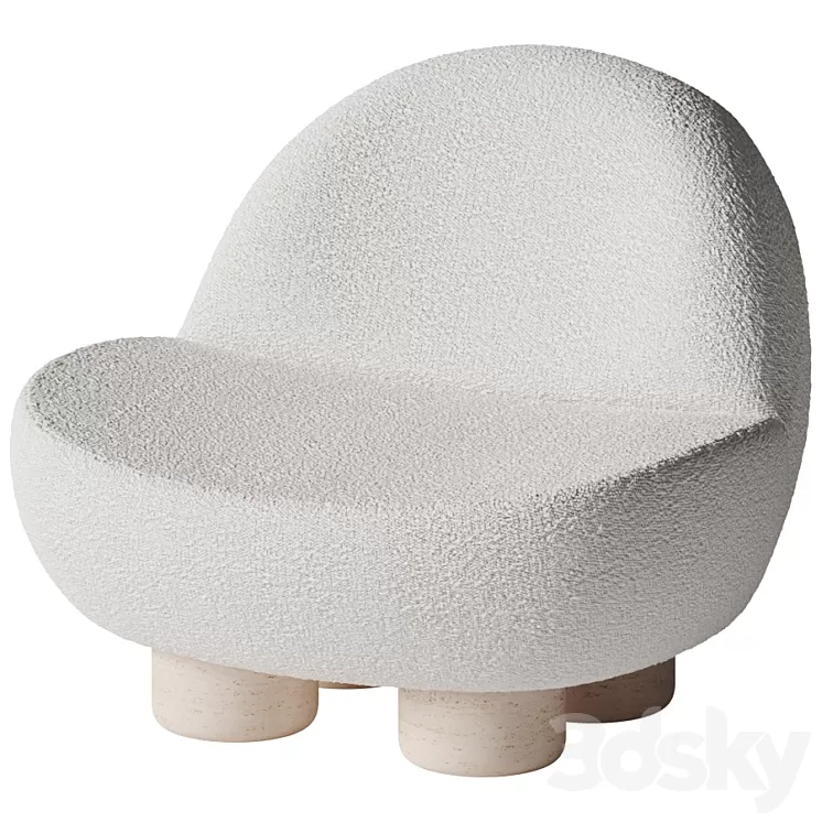 Collector – Hygge armchair 3D Model Collector – Hygge armchair 3D Model