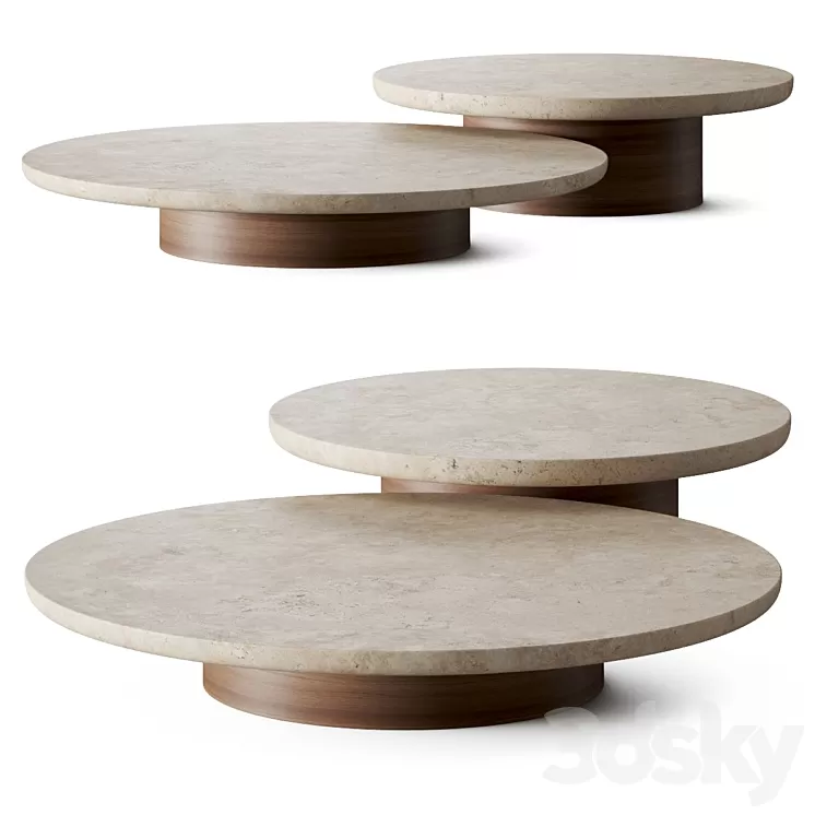 Collector Lessa Coffee Tables 3D Model Free Download