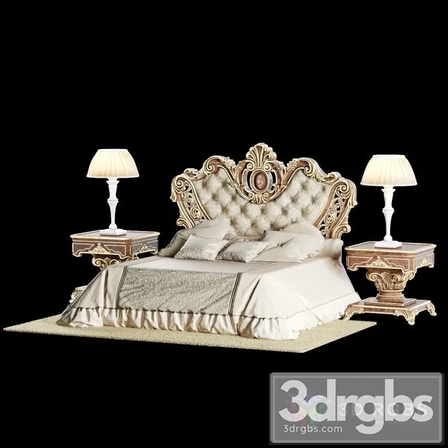 Collezione Imperiale Classic Bed 3D Model Download Collezione Imperiale Classic Bed 3D Model Download