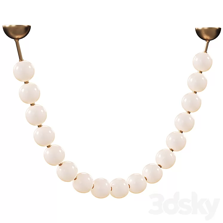 Collier De Perles Chandelier 3D Model Collier De Perles Chandelier 3D Model