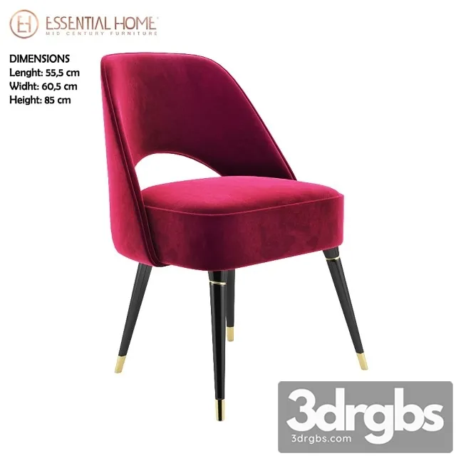 Collins Dinning Chair 3D Model Download Collins Dinning Chair 3D Model Download