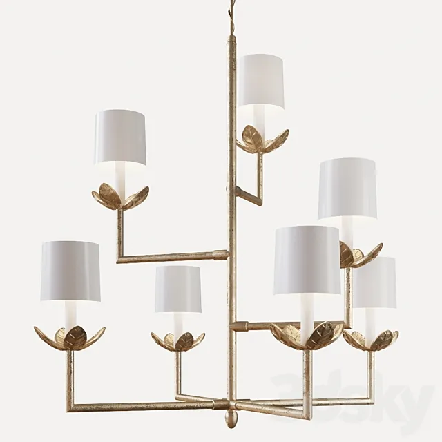 Colombier Chandelier 3D Model Colombier Chandelier 3D Model