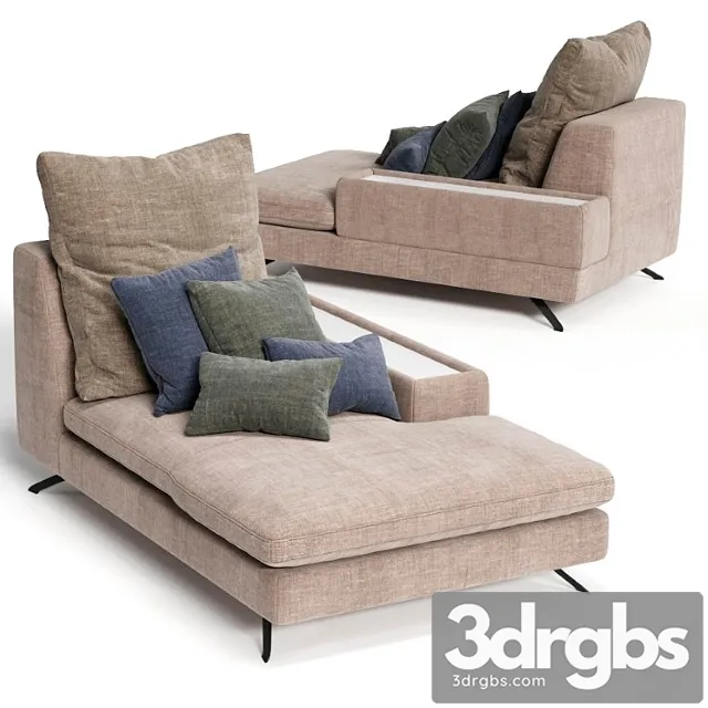 Colombini casa scena sofa 2 3D Model Download