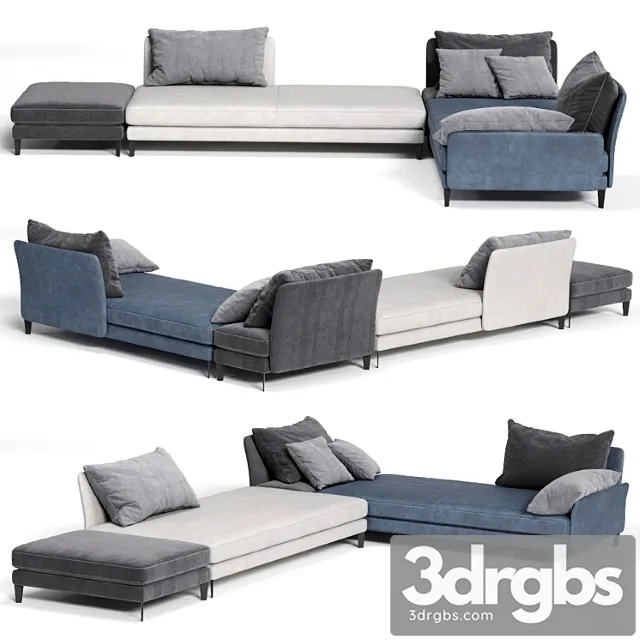 Colombini casa spettacolo sofa 2 3D Model Download Colombini casa spettacolo sofa 2 3D Model Download