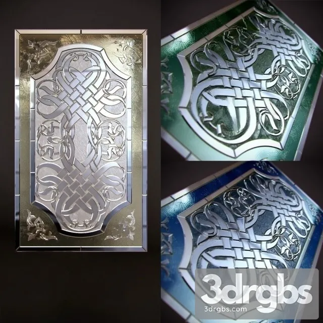 Colored Sculptural Glass 3D Model Download