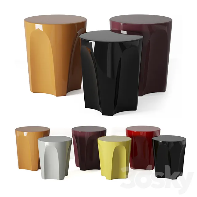 Colosseo table set. B&B Italia. 3DModel Colosseo table set. B&B Italia. 3DModel