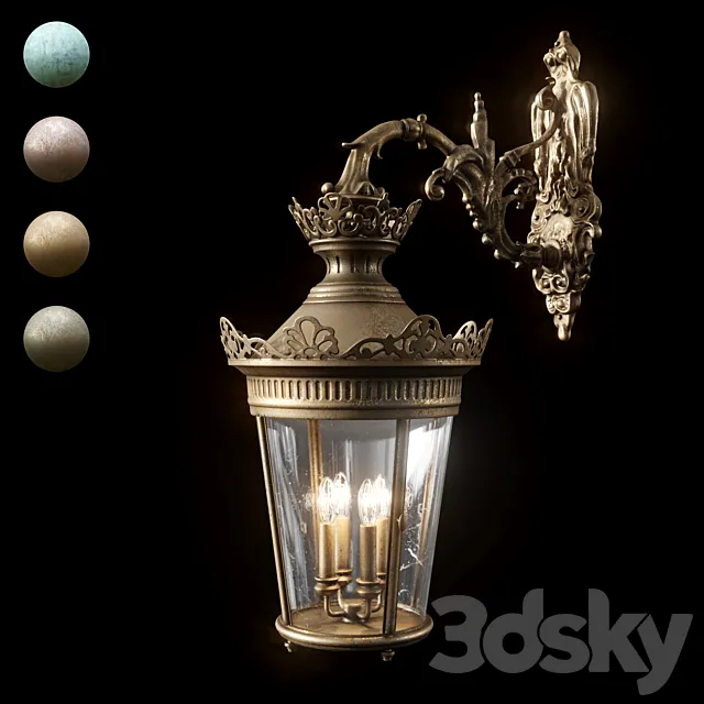 Columbia Wallmount 02 3D Model