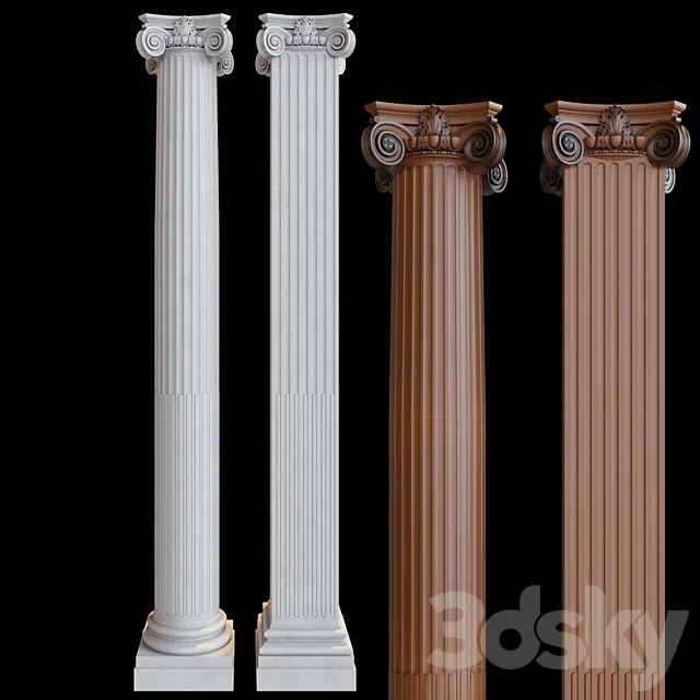 Column 3D Model Column 3D Model