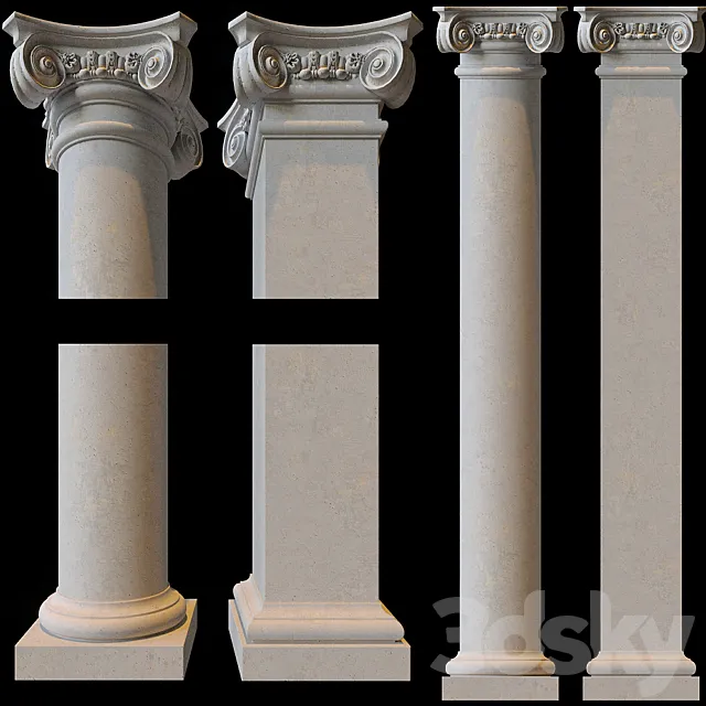 Column 3D Model Column 3D Model