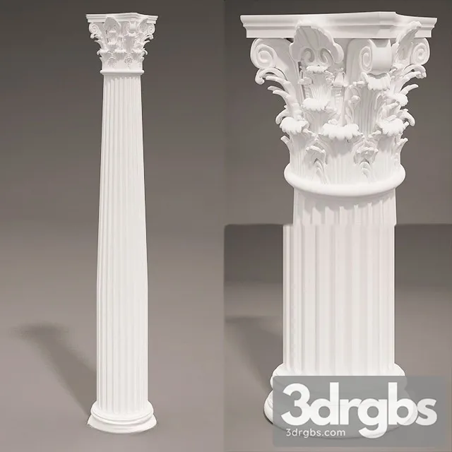 Column Classic 02 3D Model Download Column Classic 02 3D Model Download