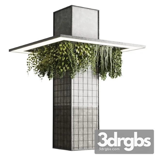 Column Plant Pillar Plant 05 3D Model Download