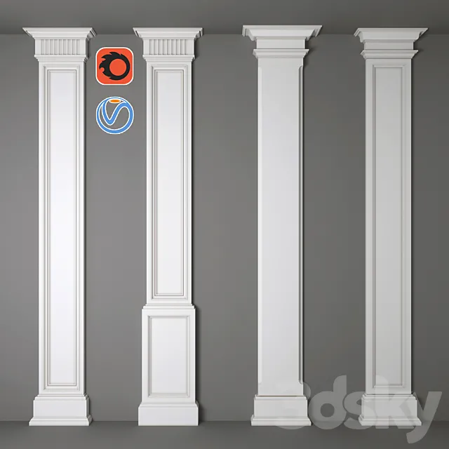 COLUMNS 3D Model COLUMNS 3D Model