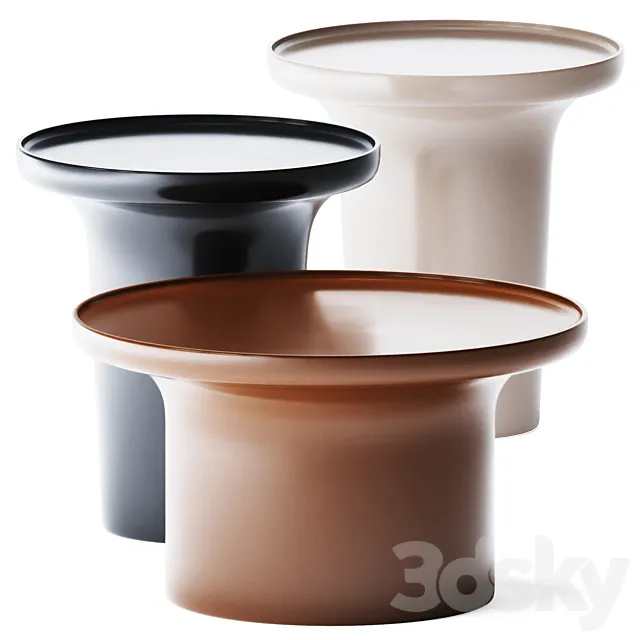 Colvene Lacquer Coffee Table by AM.PM 3DModel