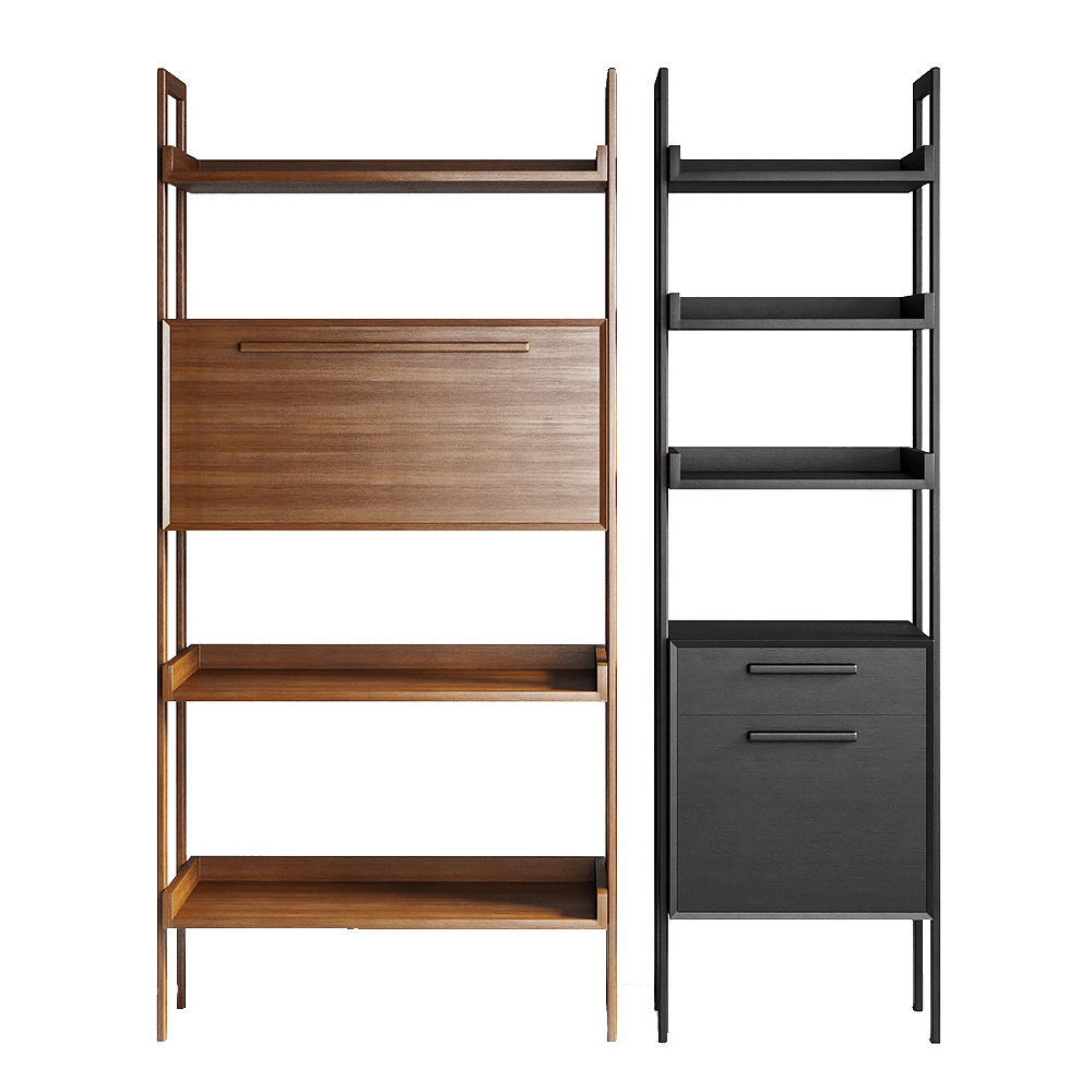 Coma – Shelving ST 03 3D Model Coma – Shelving ST 03 3D Model
