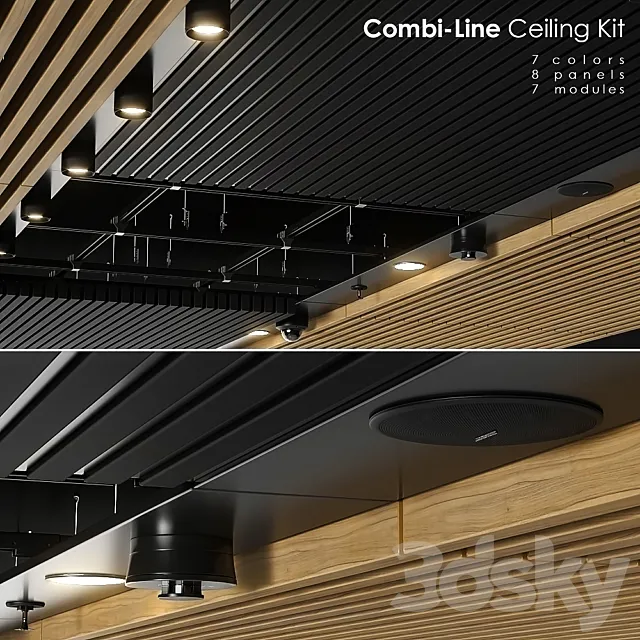 Combi-Line ceiling Kit 3DModel