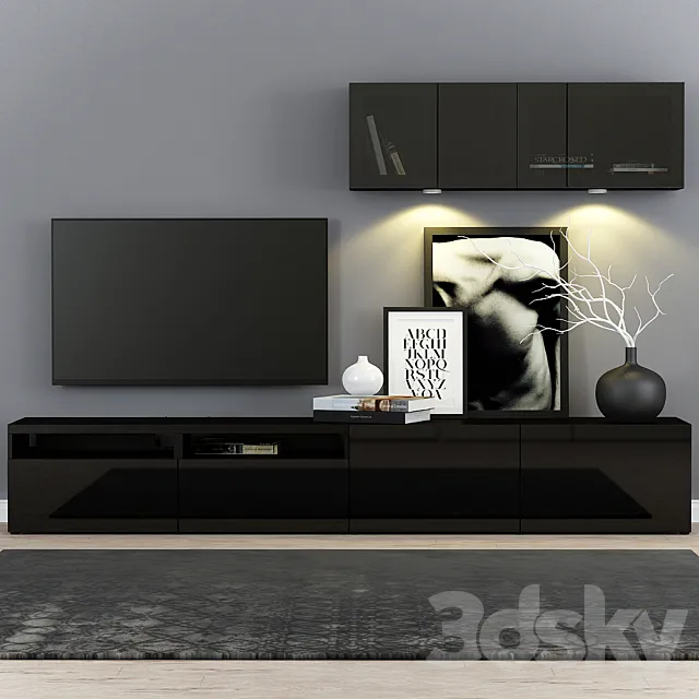 Combination TV BESTO _ Besta Selsviken 3D Model