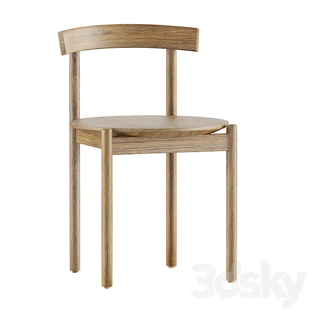 Comma side chair 3D Model Comma side chair 3D Model
